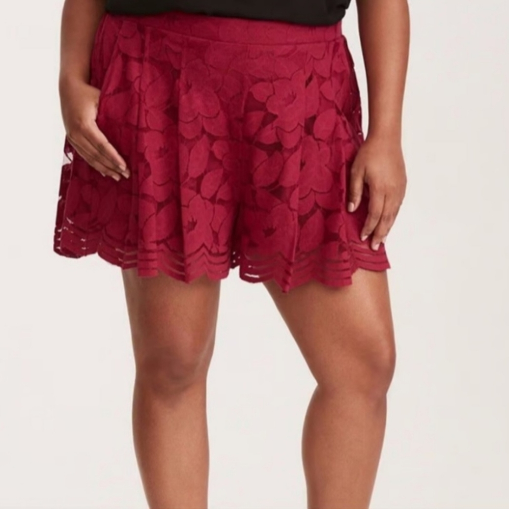 Torrid Lace Pull on Shorts